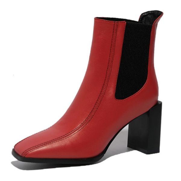 asumer of quality leather genuine toe square foot high heels fashion women's autumn boots, Black
asumer of quality leather genuine toe square foot high heels fashion women's autumn boots, Black