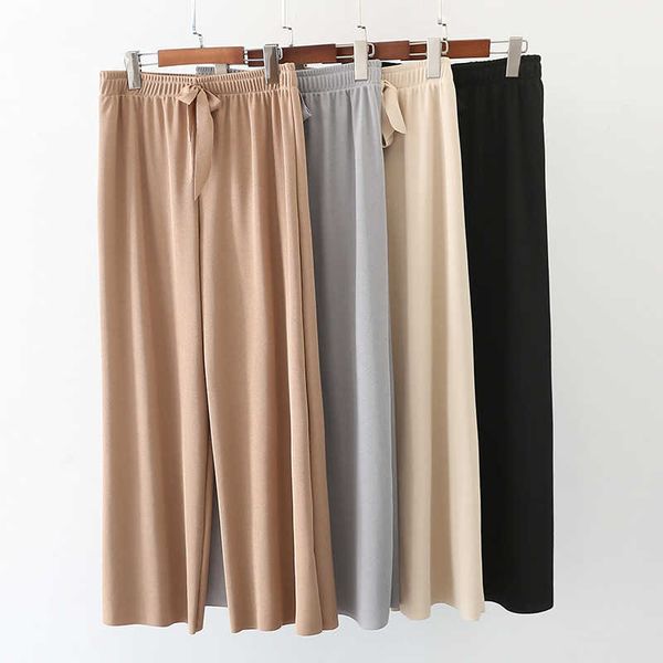 women summer autumn wide leg pants high waist streetwear ankle-length 4 colors elastic waist casual black loose pants 210625, Black;white
women summer autumn wide leg pants high waist streetwear ankle-length 4 colors elastic waist casual black loose pants 210625, Black;white