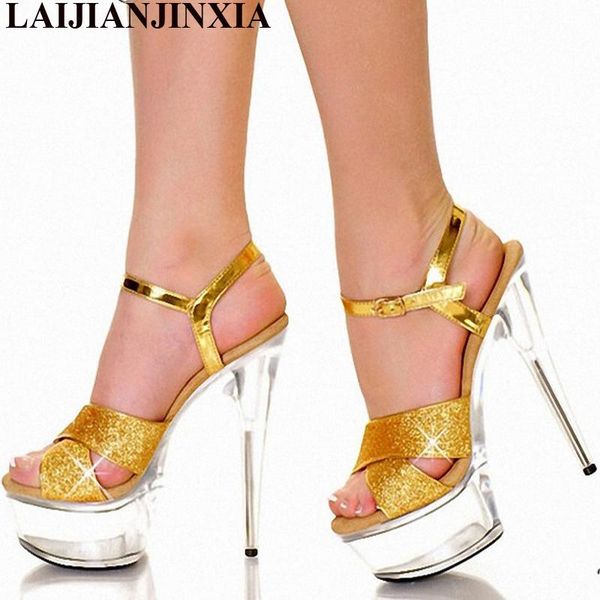 15 cm high-heeled sandals nightclub shoes pole dancing model high heels fashion women's, Black
15 cm high-heeled sandals nightclub shoes pole dancing model high heels fashion women's, Black