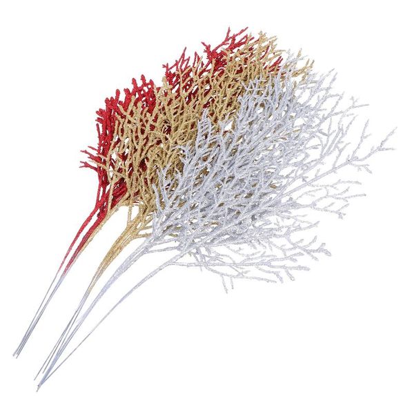 decorative flowers & wreaths 12pcs diy christmas decor simulation glittering powder dead branch plants decors
decorative flowers & wreaths 12pcs diy christmas decor simulation glittering powder dead branch plants decors