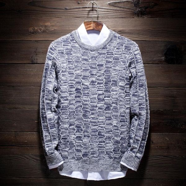 men's sweaters round neck sweater loose fashion casual coat autumn and winter slim bottomed shirt top, White;black
men's sweaters round neck sweater loose fashion casual coat autumn and winter slim bottomed shirt top, White;black