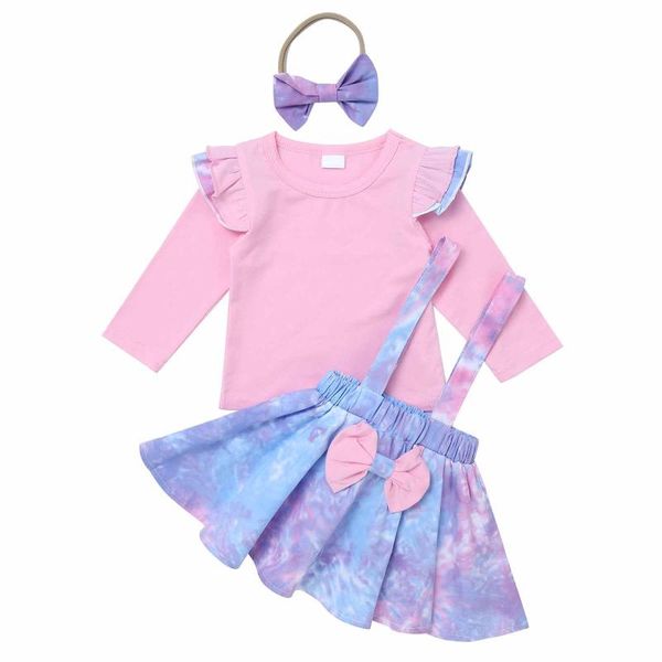 clothing sets autumn born baby girl clothes set long sleeve t-shirt tie-dye suspender skirt hair hoop 3pcs outfits infant, White
clothing sets autumn born baby girl clothes set long sleeve t-shirt tie-dye suspender skirt hair hoop 3pcs outfits infant, White