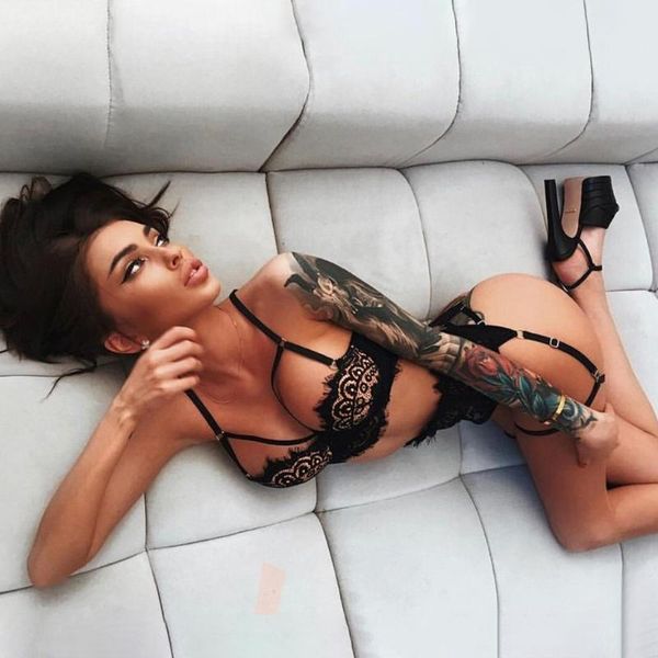 bras sets lingerie women underwear hollow out lace bra thong set babydoll nightwear & garter high waist g-string, Red;black
bras sets lingerie women underwear hollow out lace bra thong set babydoll nightwear & garter high waist g-string, Red;black