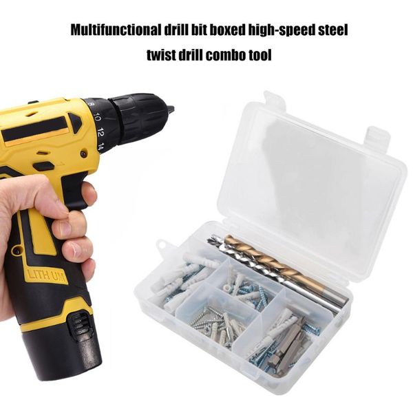 professional hand tool sets 94pcs 4-8mm multifunction hss twist drill bits set with plastic box aluminum metal woodworking hole drilling pow
professional hand tool sets 94pcs 4-8mm multifunction hss twist drill bits set with plastic box aluminum metal woodworking hole drilling pow
