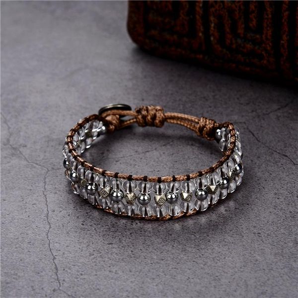 fashion boho handmade bracelet natural crystal hematite bead multilayer bracelets charm jewelry gift vintage wrap wristband b449, Golden;silver
fashion boho handmade bracelet natural crystal hematite bead multilayer bracelets charm jewelry gift vintage wrap wristband b449, Golden;silver