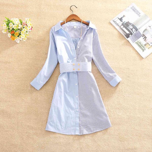 casual dresses summer fashion striped patchwork shirt korean long sleeve women elegant office vestidos q1255 kxp5, Black;gray
casual dresses summer fashion striped patchwork shirt korean long sleeve women elegant office vestidos q1255 kxp5, Black;gray