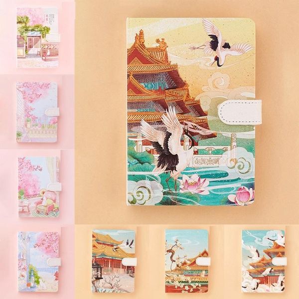 notepads magnetic buckle diary notebook color page illustration plan hand book hardcover, Purple;pink
notepads magnetic buckle diary notebook color page illustration plan hand book hardcover, Purple;pink