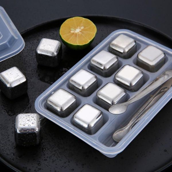 direct 8pcs/set stainless steel reusable whiskey vodka wine beer ice cubes chilling cooling stones with tongs buckets and coolers
direct 8pcs/set stainless steel reusable whiskey vodka wine beer ice cubes chilling cooling stones with tongs buckets and coolers