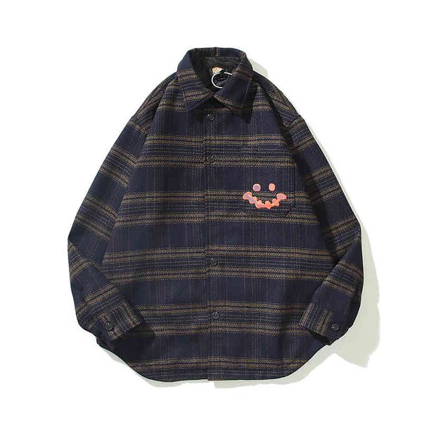 Men's Jackets Top Quality Travis Scott cactus Jack Hip Hop High Street shirt three dimensional printed Maoni jacket Plaid coat TS M6QI, Black;brown
Men's Jackets Top Quality Travis Scott cactus Jack Hip Hop High Street shirt three dimensional printed Maoni jacket Plaid coat TS M6QI, Black;brown