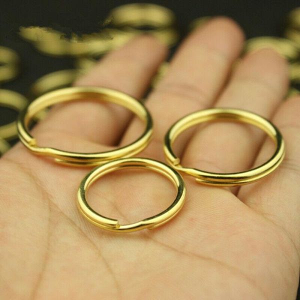 keychains key ring hook manual diy pure copper round aperture hanging accessories, Silver
keychains key ring hook manual diy pure copper round aperture hanging accessories, Silver