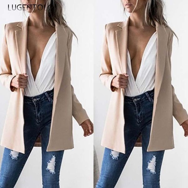 women's suits & blazers summer blazer women fashion slim long sleeve elegant ladies solid lapel thin spring casual simple lugentolo, White;black
women's suits & blazers summer blazer women fashion slim long sleeve elegant ladies solid lapel thin spring casual simple lugentolo, White;black