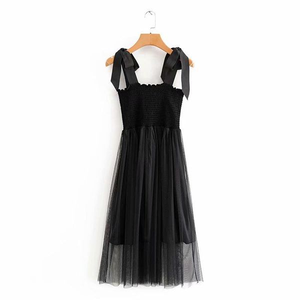 casual dresses dress women's summer bowknot lace up mesh waist and hip solid color long bow, Black;gray
casual dresses dress women's summer bowknot lace up mesh waist and hip solid color long bow, Black;gray