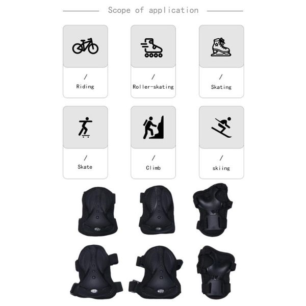 elbow & knee pads 1 set professional skateboard roller skater protection protector for and men (blue + white size), Black;gray
elbow & knee pads 1 set professional skateboard roller skater protection protector for and men (blue + white size), Black;gray