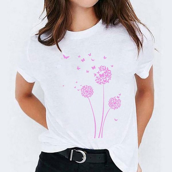 women's t-shirt graphic t shirt for women dandelion flying butterfly summer autumn print lady t-shirts womens ladies female tee, White
women's t-shirt graphic t shirt for women dandelion flying butterfly summer autumn print lady t-shirts womens ladies female tee, White
