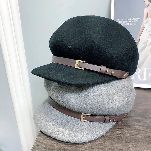 stingy brim hats 202110-suaishi-2508448 japan style autumn winter wool belt lady leisure hat men women visors cap, Blue;gray
stingy brim hats 202110-suaishi-2508448 japan style autumn winter wool belt lady leisure hat men women visors cap, Blue;gray