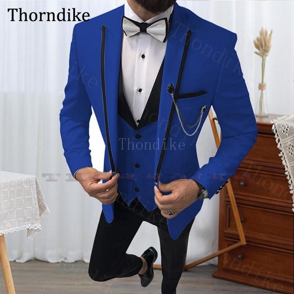 thorndike 2021 custom made wedding suits for men, peaked lapel 3 pieces set slim fit suit groomsmen royal blue tuxedo jacket men's & bl, White;black
thorndike 2021 custom made wedding suits for men, peaked lapel 3 pieces set slim fit suit groomsmen royal blue tuxedo jacket men's & bl, White;black