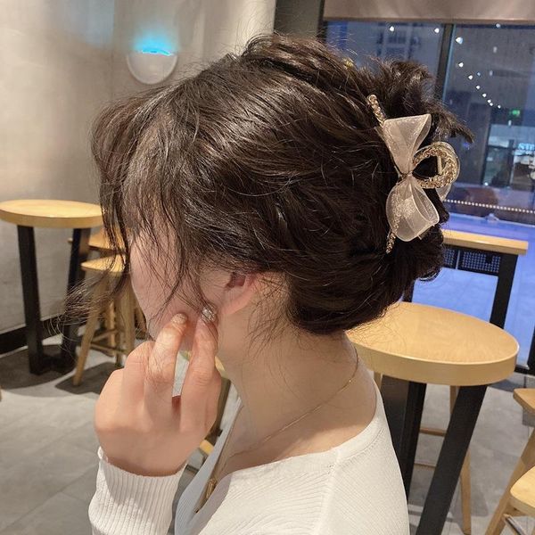 hair clips & barrettes accessories women's small yarn silk bow hairpin rhinestone temperament tie up the claw fashion french grip, Golden;silver
hair clips & barrettes accessories women's small yarn silk bow hairpin rhinestone temperament tie up the claw fashion french grip, Golden;silver