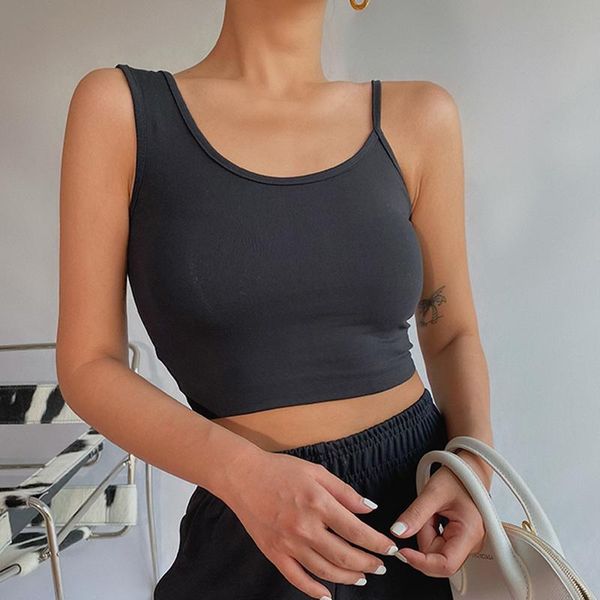 women's tanks & camis solid color asymmetrical design, personalized camisole, tight-fitting and slimming, wearing a high-waisted short, White 
women's tanks & camis solid color asymmetrical design, personalized camisole, tight-fitting and slimming, wearing a high-waisted short, White