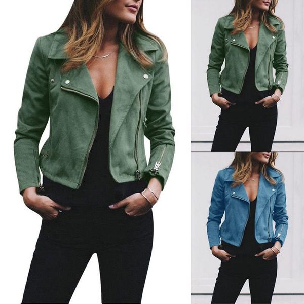 women's jackets motorcycle jacket women casual zipper windbreakers outwear long sleeve coat thin slim fit basic bomber short, Black;brown
women's jackets motorcycle jacket women casual zipper windbreakers outwear long sleeve coat thin slim fit basic bomber short, Black;brown