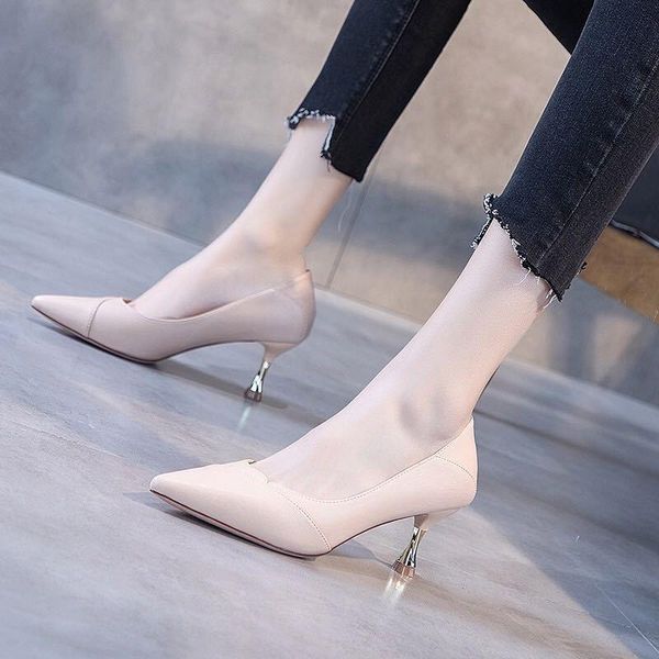 dress shoes women heels high girl's heel spring 2021 women's chaussure femme zapatos mujer, Black
dress shoes women heels high girl's heel spring 2021 women's chaussure femme zapatos mujer, Black