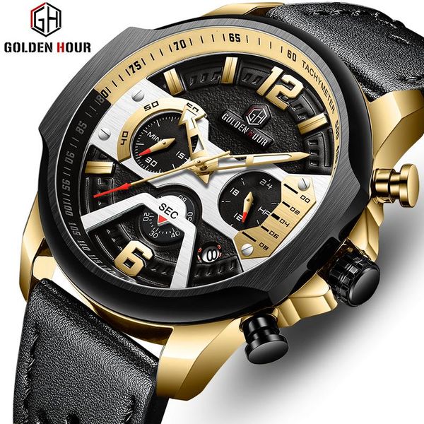 wristwatches 2021 men's quartz watch leather belt sports business man clock black gold color matchin, Slivery;brown
wristwatches 2021 men's quartz watch leather belt sports business man clock black gold color matchin, Slivery;brown