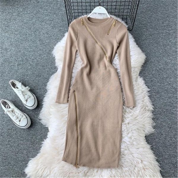 casual dresses fashion zipper patchwork wear to work dress 2021 elegant knitted black ladies office autumn women bodycon, Black;gray
casual dresses fashion zipper patchwork wear to work dress 2021 elegant knitted black ladies office autumn women bodycon, Black;gray