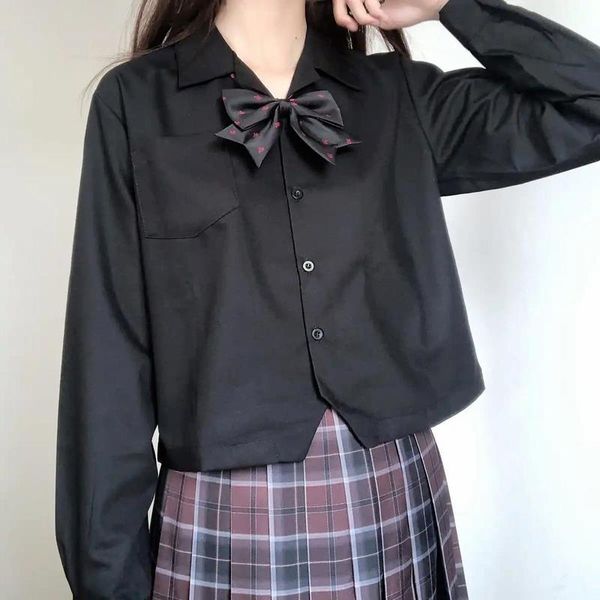 women's blouses & shirts white japanese jk for women fashion 2021 spring solid button up shirt long sleeve casual black
women's blouses & shirts white japanese jk for women fashion 2021 spring solid button up shirt long sleeve casual black