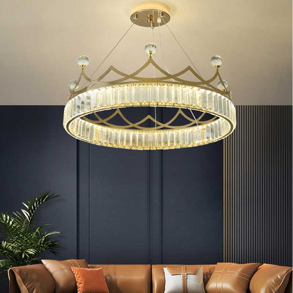 pendant lamps light luxury bedroom lamp warm and romantic crystal creative personality study simple modern crown room
pendant lamps light luxury bedroom lamp warm and romantic crystal creative personality study simple modern crown room