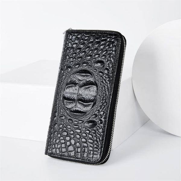 wallets alligator women/men genuine leather long luxury crocodile business casual purse billfold real cowhide wallet clutch 2021, Red;black
wallets alligator women/men genuine leather long luxury crocodile business casual purse billfold real cowhide wallet clutch 2021, Red;black