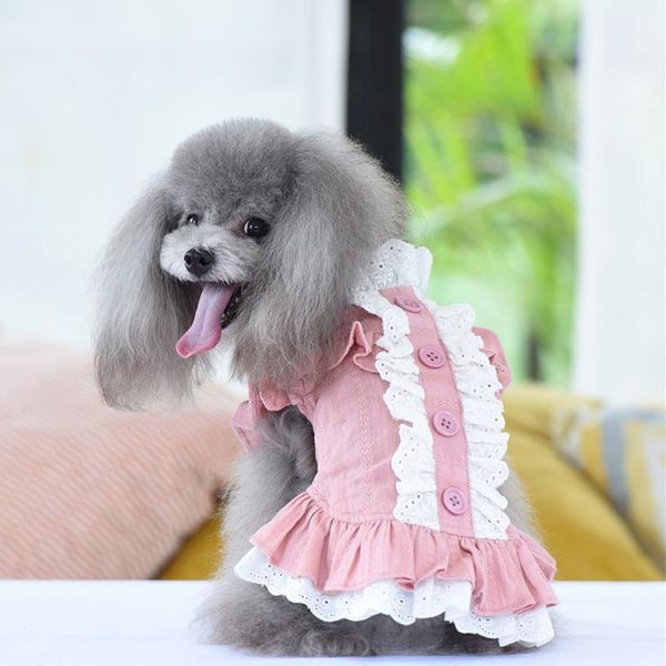 princess dog dress lace design 100% cotton puppy skirt spring/summer apparel outfits 4 sizes
princess dog dress lace design 100% cotton puppy skirt spring/summer apparel outfits 4 sizes