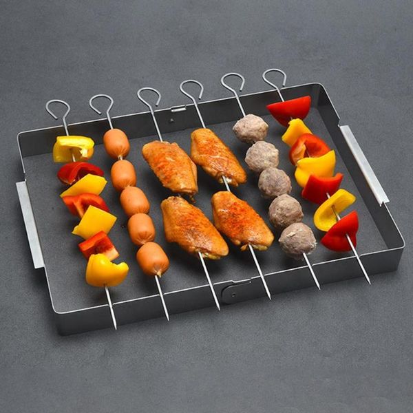 tools & accessories skewers for barbecue 6pcs u-shaped stainless steel wooden handle bbq forks shish kebab or 1pc skewer tool
tools & accessories skewers for barbecue 6pcs u-shaped stainless steel wooden handle bbq forks shish kebab or 1pc skewer tool