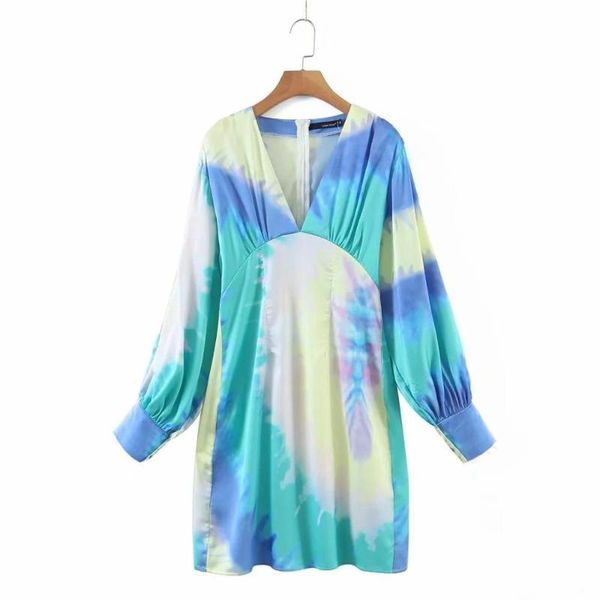 women colored dress colorful long puff sleeves v-neckline short mini vestidos femme robe casual dresses, Black;gray
women colored dress colorful long puff sleeves v-neckline short mini vestidos femme robe casual dresses, Black;gray