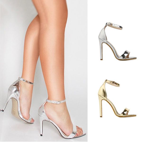 women pumps gold silver high heels shoes fashion sandals with buckle wedding stiletto female plus size dress, Black
women pumps gold silver high heels shoes fashion sandals with buckle wedding stiletto female plus size dress, Black