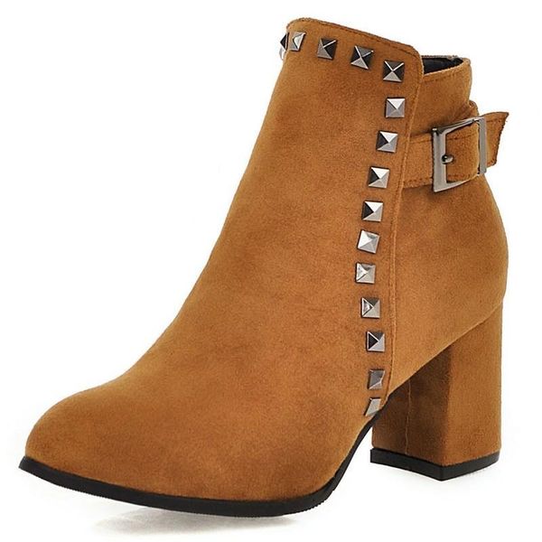 boots fashion women casual leather high heels autumn and winter shoes woman round toe rubber ankle black yellow boot h7j0
boots fashion women casual leather high heels autumn and winter shoes woman round toe rubber ankle black yellow boot h7j0
