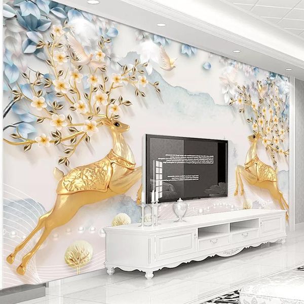 wallpapers custom mural wallpaper 3d stereo elk tree wall painting living room tv sofa nordic style luxury home decor waterproof sticker
wallpapers custom mural wallpaper 3d stereo elk tree wall painting living room tv sofa nordic style luxury home decor waterproof sticker
