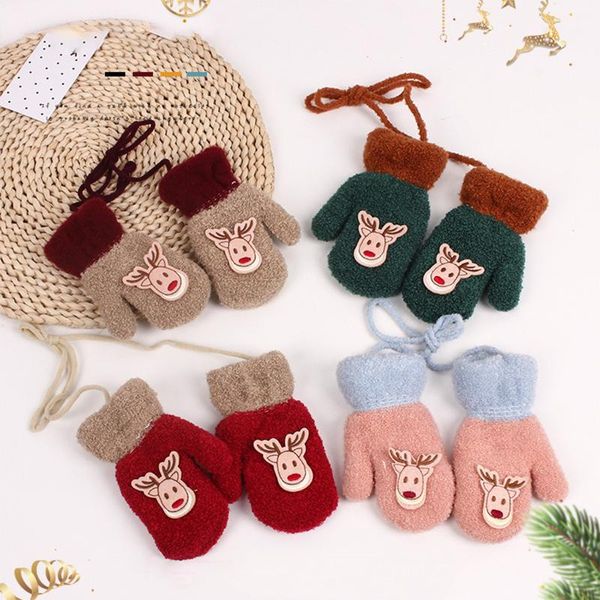 party favor 4 colors baby winter mittens toddler christmas cartoon elk patterns gloves for boys girls green/red/khaki/pink
party favor 4 colors baby winter mittens toddler christmas cartoon elk patterns gloves for boys girls green/red/khaki/pink