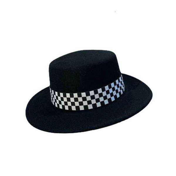 net red chessboard check wool hat autumn and winter light luxury versatile women's flat fashion high-grade wide brim, Blue;gray
net red chessboard check wool hat autumn and winter light luxury versatile women's flat fashion high-grade wide brim, Blue;gray