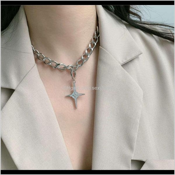 necklaces & pendants jewelry drop delivery 2021 fashion indifference cross pendant chain necklace niche design sense neckchain temperament s, Silver
necklaces & pendants jewelry drop delivery 2021 fashion indifference cross pendant chain necklace niche design sense neckchain temperament s, Silver
