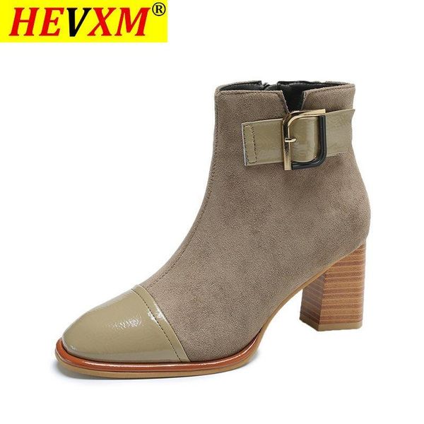 round head thick heel pu stitching matte suede mid-calf boots zipper belt buckle brown short shoes black high
round head thick heel pu stitching matte suede mid-calf boots zipper belt buckle brown short shoes black high