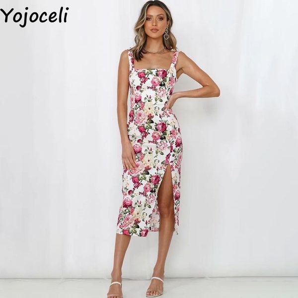 casual dresses yojoceli print floral split long women sundress summer strap beach dress daily female elegant mid vestidos, Black;gray
casual dresses yojoceli print floral split long women sundress summer strap beach dress daily female elegant mid vestidos, Black;gray