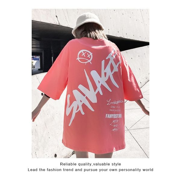 fashion brand high street hip hop fashion letter printing personality loose couple large edition short sleeve 2021 new t-shirt for women, White;black
fashion brand high street hip hop fashion letter printing personality loose couple large edition short sleeve 2021 new t-shirt for women, White;black