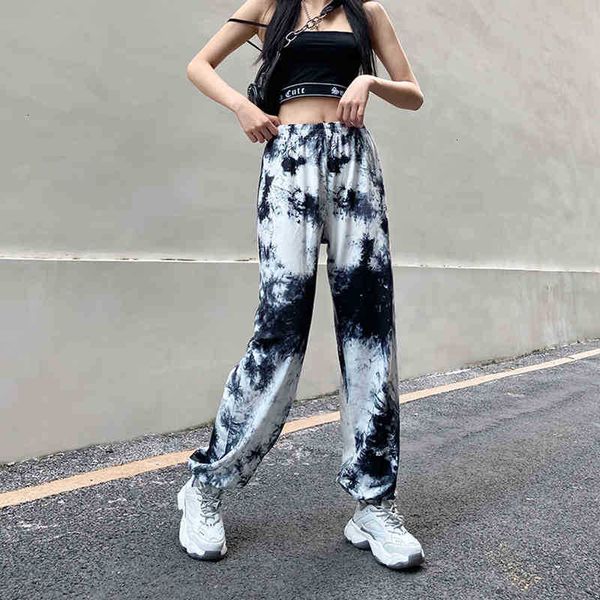 women's pants & capris pants high waist tie-dye letter print casual long tie feet tightening belt hip hop winter women fashion zacb, Black;white
women's pants & capris pants high waist tie-dye letter print casual long tie feet tightening belt hip hop winter women fashion zacb, Black;white