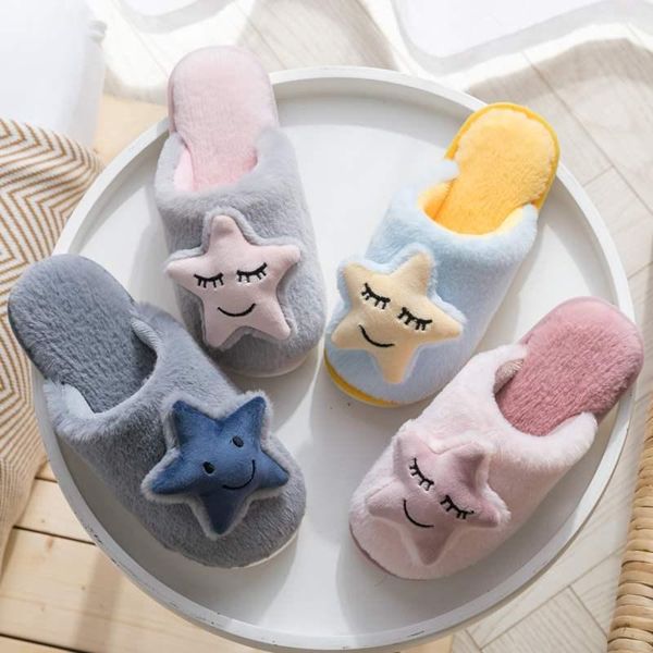slippers kushyshoo women lovely star plush winter couple indoor warm non-slip girls cute men home, Black
slippers kushyshoo women lovely star plush winter couple indoor warm non-slip girls cute men home, Black