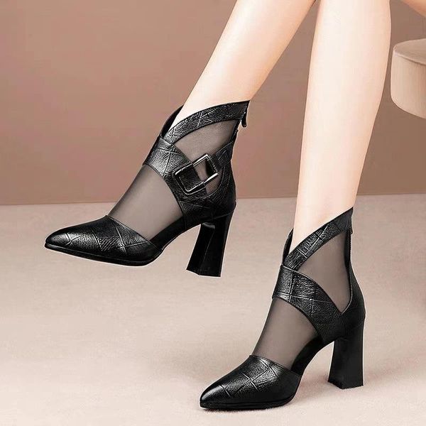 boots women 2021 shoes zipper mid calf rubber large size leather sandals high heel ladies summer pointy fabric scandal, Black
boots women 2021 shoes zipper mid calf rubber large size leather sandals high heel ladies summer pointy fabric scandal, Black