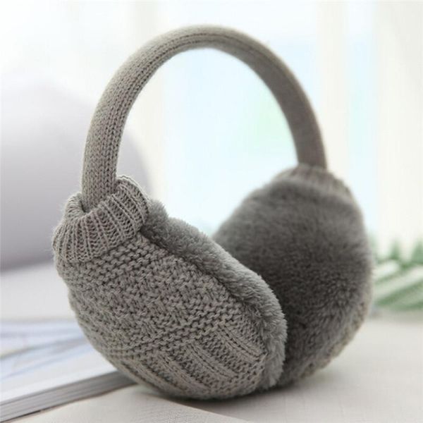 berets 1pc winter outdoor knitted earmuffs casual warmers gifts knit ear protector covers, Blue;gray
berets 1pc winter outdoor knitted earmuffs casual warmers gifts knit ear protector covers, Blue;gray