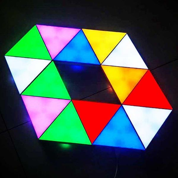 multi function music sync app remote control triangle module splicing quantum lights dimmable colorful changing with dc12v power party decor
multi function music sync app remote control triangle module splicing quantum lights dimmable colorful changing with dc12v power party decor