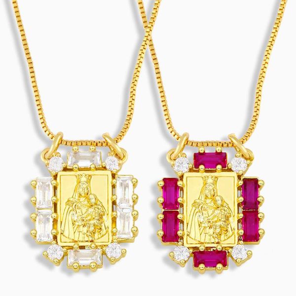 pendant necklaces flola crystal virgin mary necklace for women cz gold vermeil protection jewelry virgen de guadalupe nkeu77, Silver
pendant necklaces flola crystal virgin mary necklace for women cz gold vermeil protection jewelry virgen de guadalupe nkeu77, Silver