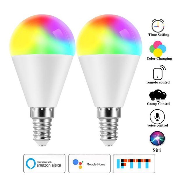 bulbs dimmable led lamp rgb 6w wifi smart bulb life app remote control energy saving light for alexa google home
bulbs dimmable led lamp rgb 6w wifi smart bulb life app remote control energy saving light for alexa google home