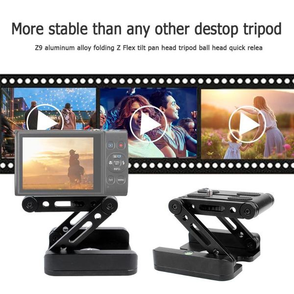 aluminum folding z flex tilt pan head tripod ballhead quick release plate camera stand for nikon canon slr slider heads
aluminum folding z flex tilt pan head tripod ballhead quick release plate camera stand for nikon canon slr slider heads