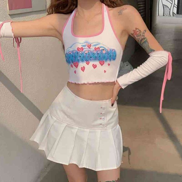 fashion sweet white zipper skirt a-line skirt women summer product y2k high waist love button mini women, Black
fashion sweet white zipper skirt a-line skirt women summer product y2k high waist love button mini women, Black